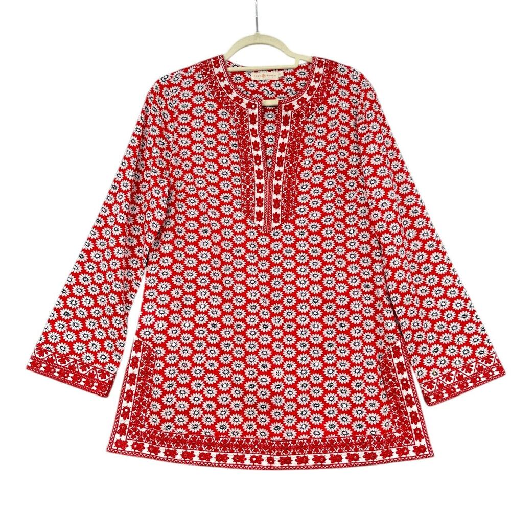 Red Floral Women's Top